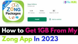 How to Get 1GB from MyZong